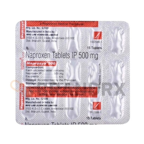 Naprosyn 500 mg RPG Life Sciences Ltd.